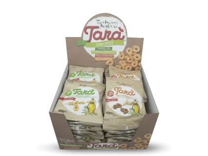 Tentazioni Pugliesi HoReCa Tarà Espositore Snack 40pz Misti
