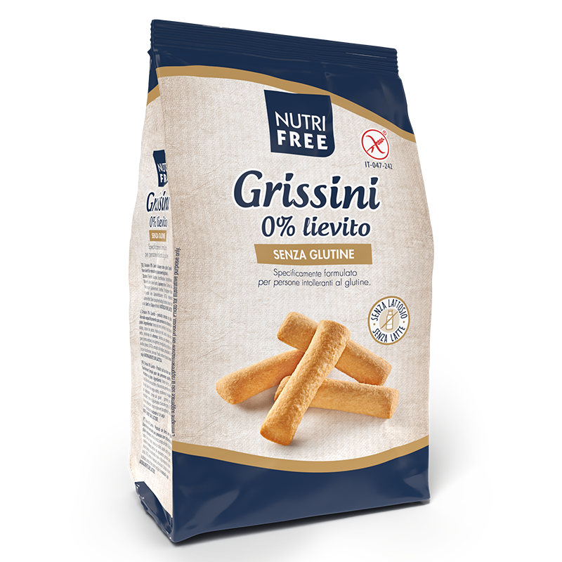 Nutrifree Grissini 0% Lievito croccanti olio extravergine
